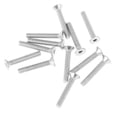 thumbnail image 5 of 180pcs M4 304 Stainless Steel Bolt Flat Head Screw Nuts Assortment Kit with Box, 5 of 5