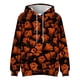 thumbnail image 3 of Men's Loose Flowers Printed Hooded Sweatshirt Men's Casual Fashion Sports Sweatshirt2XL, 3 of 4