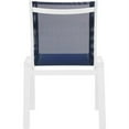 thumbnail image 2 of Meridian Furniture Nizuc Navy Fabric Outdoor Patio Dining Chair (Set of 2), 2 of 9