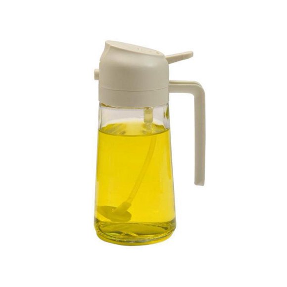Vaporisateur d'Huile en Verre et Distributeur Bouteille de Pulvérisation 2-en-1 Distributeurs de Cuisine