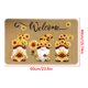 thumbnail image 3 of Welcome Doormat Collection Front Door Mats For Indoor/Outdoor Spring Summer Fall Patriotic Floral Entryway Rug Decor, 3 of 8