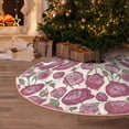 thumbnail image 5 of Bingfone Christmas Tree Skirt Mat Christmas Decoration Interior 30" -Rose Flowers, 5 of 6