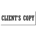 thumbnail image 5 of Large Self-Inking Clients Copy Stamp, Trodat Printy 4913, Press and Print Stamping, Impression Size 7/8" x 2-1/4", Up to 10,000 Impressions - Purple Ink, 5 of 10