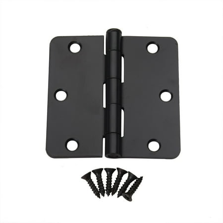 1/4 Radius Corner Hinges - 61977 Oil Rubbed Bronze Steel Door Hinge 3.5