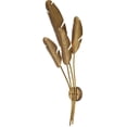 thumbnail image 3 of Vintage Brass Tropical Wall Sconce, 3 of 5