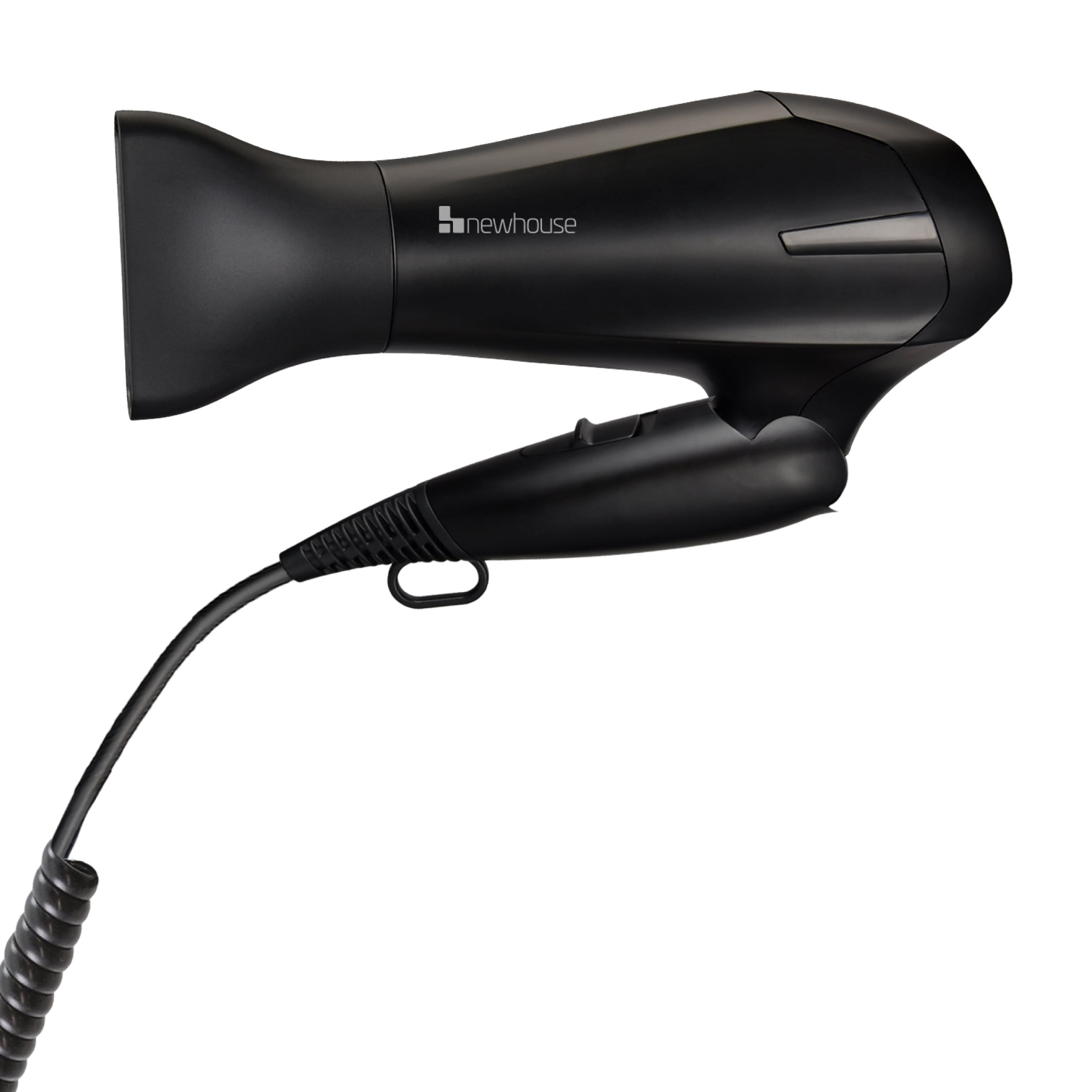 Newhouse 125V 1875W Black Ionic Tourmaline Hair Dryer with Hanging