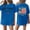 Blue, variant on 250 Years Anniversary Graphic T Shirt Short Sleeve Crewneck Loose Fit Tee with American Flag Print for Women Men Unisex Casual Top Red XL