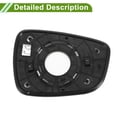 thumbnail image 4 of Reemplazo de vidrio de espejo único para HYUNDAI I30 GD 2012-2017 lado izquierdo 1 pieza convexo calefaccionado, 4 of 6