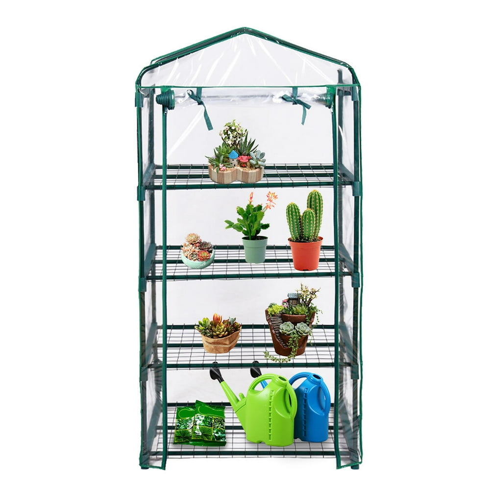 Costway 4Tier Portable Mini Outdoor Greenhouse