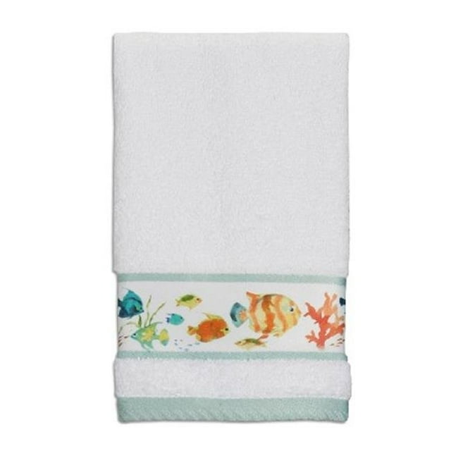 Creative Bath TP1073WMULT Chiffon de Lavage de Poisson Arc-en-Ciel