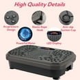 thumbnail image 3 of Arlopu 3D Vibration Plate Exercise Machine, Vibrating Massager Whole Body Workout with Two Bands & Remote, 3 of 9