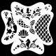 thumbnail image 5 of 10 Uds. De sellos impermeables, plantilla de pintura, pegatinas de tatuaje para cuerpo, brazo, cara, tótem de serpiente, mujeres, hombres, tatuaje Sexy oscuro, plantillas reutilizables, 5 of 5