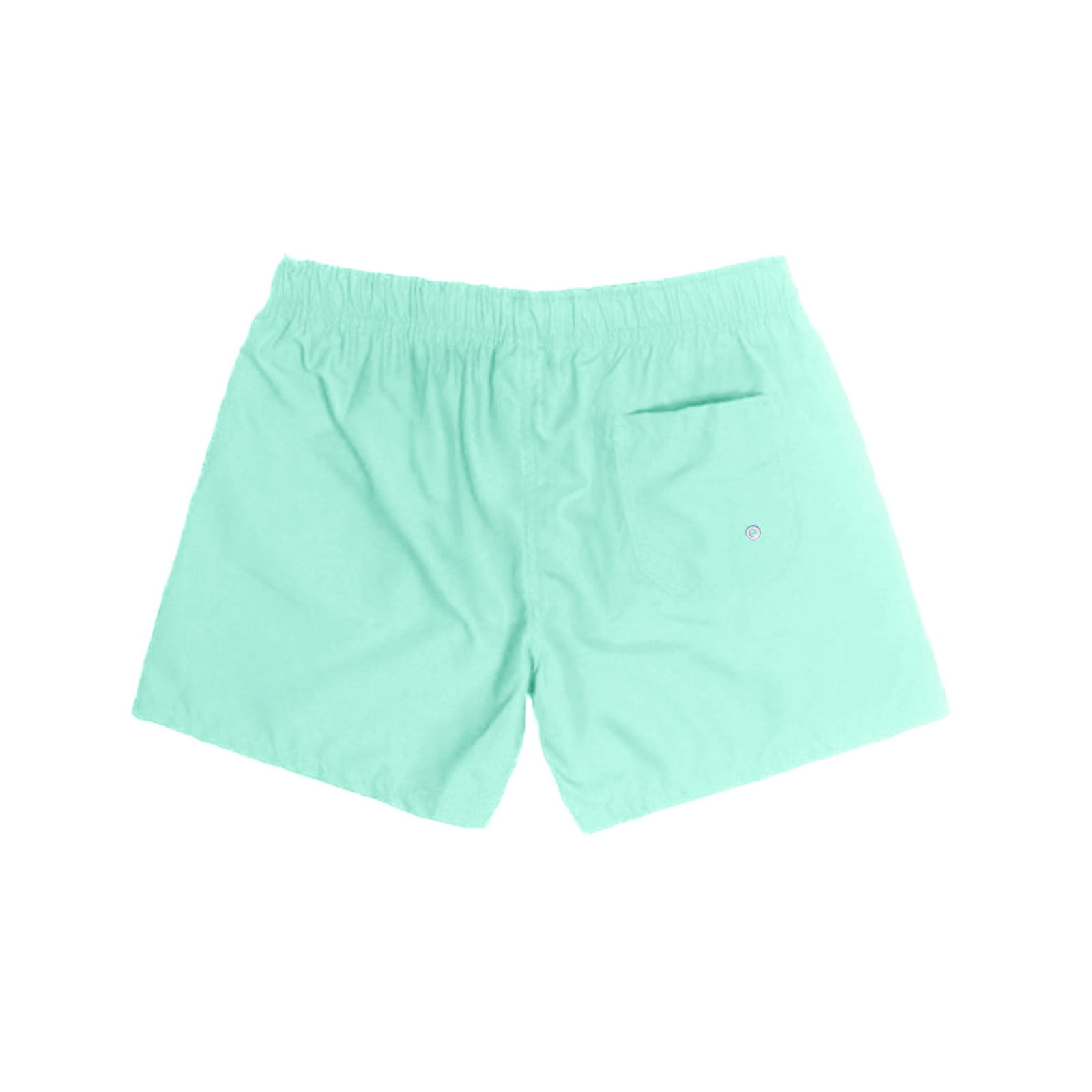 Men's Swim Trunks Quick Dry Beach Shorts Board Shorts Solid Mint Green ...
