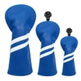 thumbnail image 4 of Cubierta de cabeza de madera de Golf Sunnimix PU impermeable 3 uds., 4 of 8