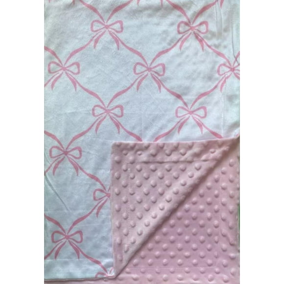 Manta para Bebé CLOSOCKEY 75x100cm Doble Capa Minky Rosa