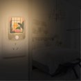 thumbnail image 2 of Yayeee LED Night Lights with Motion Detectors Auto Dusk to Dawn Light Sensors, 2 Pack, Pink Sunset, 2 of 7