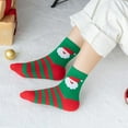thumbnail image 3 of 5 Pack Baby Kids Christmas Socks Cotton Blend  Cartoon Socks, 3 of 8
