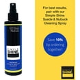 Simple Shine Premium Suede Brush Set Nubuck Cleaner, Crepe Brush