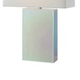 thumbnail image 4 of 26 Inch Table Lamp - Rectangular Stand - Set of 2 - Glass - Multitone White, 4 of 5