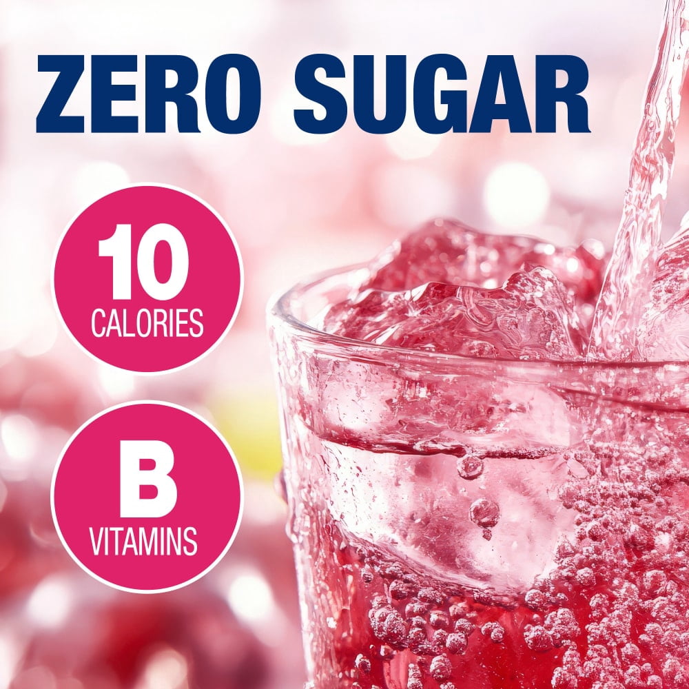 Kroger Energy Zero Sugar Wild Strawberry Drink Mix Packets 10 Count - 5 Pack