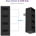 thumbnail image 4 of Aousin 4 Ports USB Hub 2.0 for Xbox Series X/S, High Speed USB Hub Splitter Expansion Adapter Compatible with Xbox Series, 4 of 5