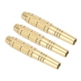 thumbnail image 1 of Unique Bargains 16 Grams Copper Dart Replacements Barrel, Gold Tone 3Pcs, 1 of 6