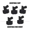 thumbnail image 4 of Matte Black OWB Holster (Left-Hand, for Glok 20/20SF/21/21C/37), 4 of 5