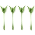 thumbnail image 1 of Servilleteros para Mesa, Juego de 4 Servilleteros Verdes Más Servilletas Blancas para Hacer Originales Arreglos de Mesa, 1 of 5