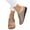 Brown, variant on UTTOASFAY Women Comfy Platform Casual Shoes Summer Beach Travel Slipper Flip Flops White 8(39)