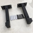 thumbnail image 4 of KAKOWELY Black Iron Storage Bracket Durable Load Bearing Frame for Multipurpose Storage Use 20CM,7.87"X3.15"X1.57", 4 of 5