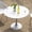 White, variant on Jamesdar, Kurv Bisto Dining Table 39", Indoor/Outdoor, 150Lbs Capacity, Steel/Plastic Base Ring, Black