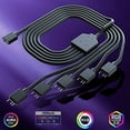 thumbnail image 3 of Cooler Master Câble Diviseur RGB 1to5 Adressable Câble de Branche RGB Mfx-Awhn-1nnnn5-R1 FN1354, 3 of 3