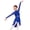Royal Blue, variant on Kids Girls Lyrical Dance Bodysuit Sparkle RhinestoneĀ irregular Skirted Ballet Leotard Figure Skating Dress Lavender 6