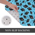 thumbnail image 6 of Sikiie Graduation Hats2 Print Flannel Anti-slip Floor Mat 16x24in, Thickened Dustproof Entrance Door Mat Floor Mat for Kitchen, Bathroom, Laundry Room, 6 of 7