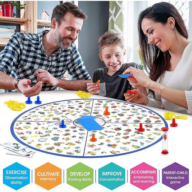 Juego de mesa Juegos de mesa educativos para pequeños detectives para niños Juguetes para fiestas familiares Juegos a juego Juguetes para niños Regalo para niños pequeños de 3 a 9 años