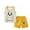 Yellow A, variant on QTOCIO Toddler Boys Outfits, Kids Boy Clothes, Kids Summer Boy Cute Printed Round Neck Tank Shorts Suit, Yellow A, 9-18 Months