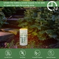 thumbnail image 4 of COEQINE Cross Eucalyptus Leaf Wood Grain Flameless Candle with 18 Key Remote 4/8 Hours Timing Color Changing, Flickering Wick Realistic Votive Electric Candle for Home Decoration, 4 of 7