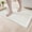 Cream, variant on Waffle Bathroom Rugs, Super Absorbent Boho Bath Mats, Non-Slip Shower Mats for Bathroom Floor and Tub, Ultra Soft Waffle Weave Runner Mat, Quick Dry, Brown, 17x24 Inch