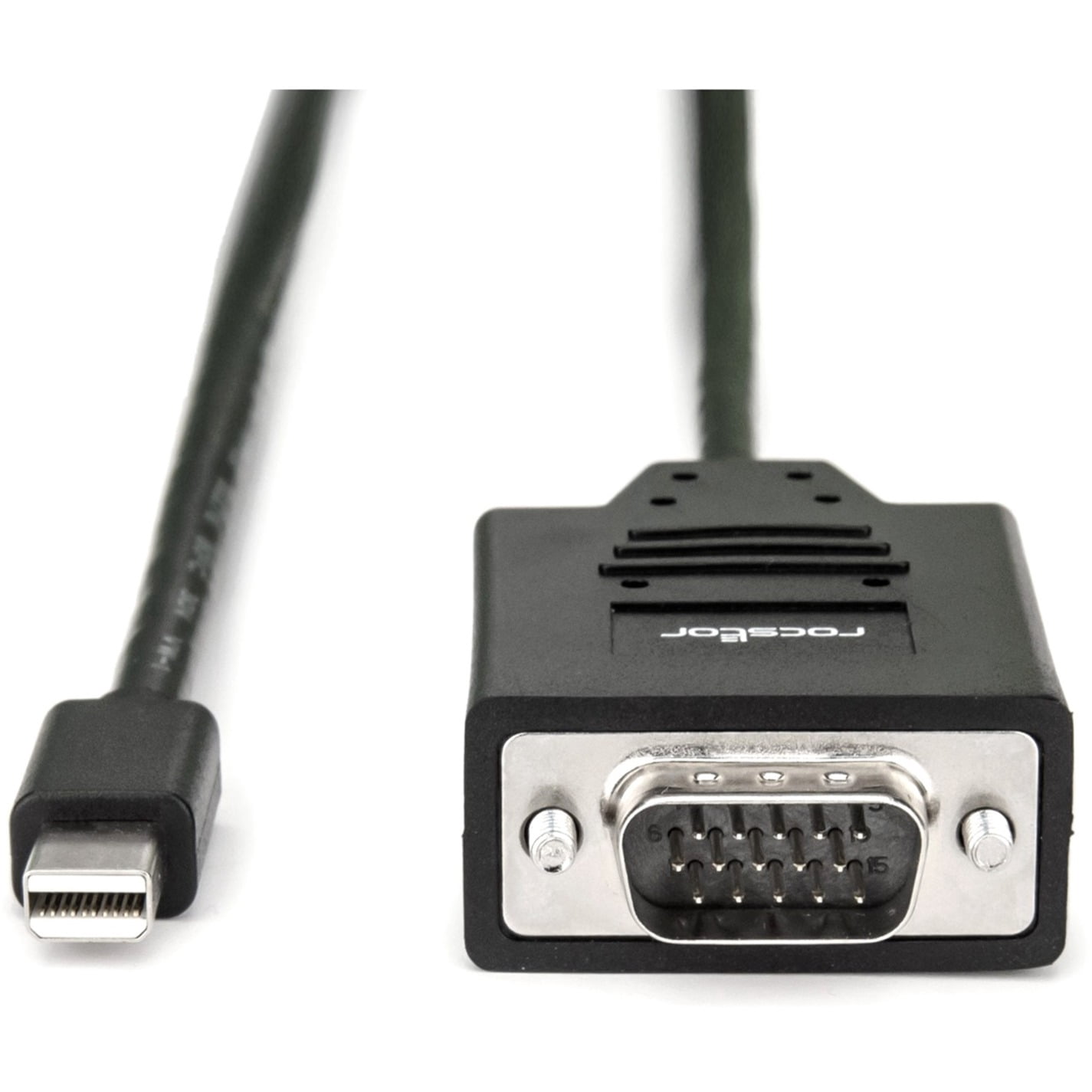 Rocstor Y10C163-B1 6Ft Mini Displayport To Vga M/M Hd-15 Male Cable Gold Plated