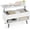 White, variant on Chenshuoo Lift Top Coffee Table, Modern Cocktail Table w/Hidden Compartment & 2 Open Shelves, Flip Top Center Table, Wooden Pull up Coffee Table for Living Room, Reception Room, Office (Black)