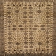 thumbnail image 1 of Ahgly Company Indoor Square Abstract Saddle Brown Southwestern Area Rugs, 3' Square, 1 of 6
