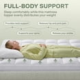 thumbnail image 4 of Cubrecolchón Niagara Sleep Solution Queen de 5 cm de grosor, 4 of 8