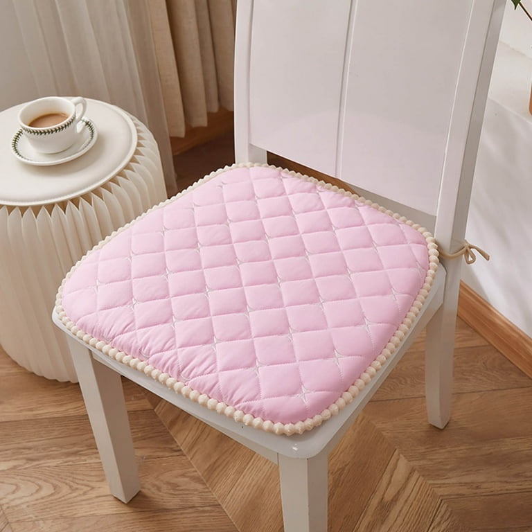 Pink chair cushions sales