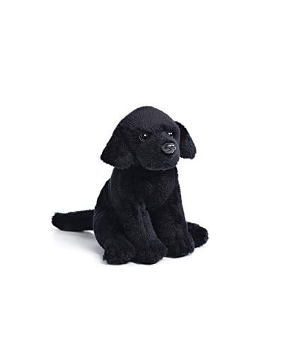 stuffed black labrador toy