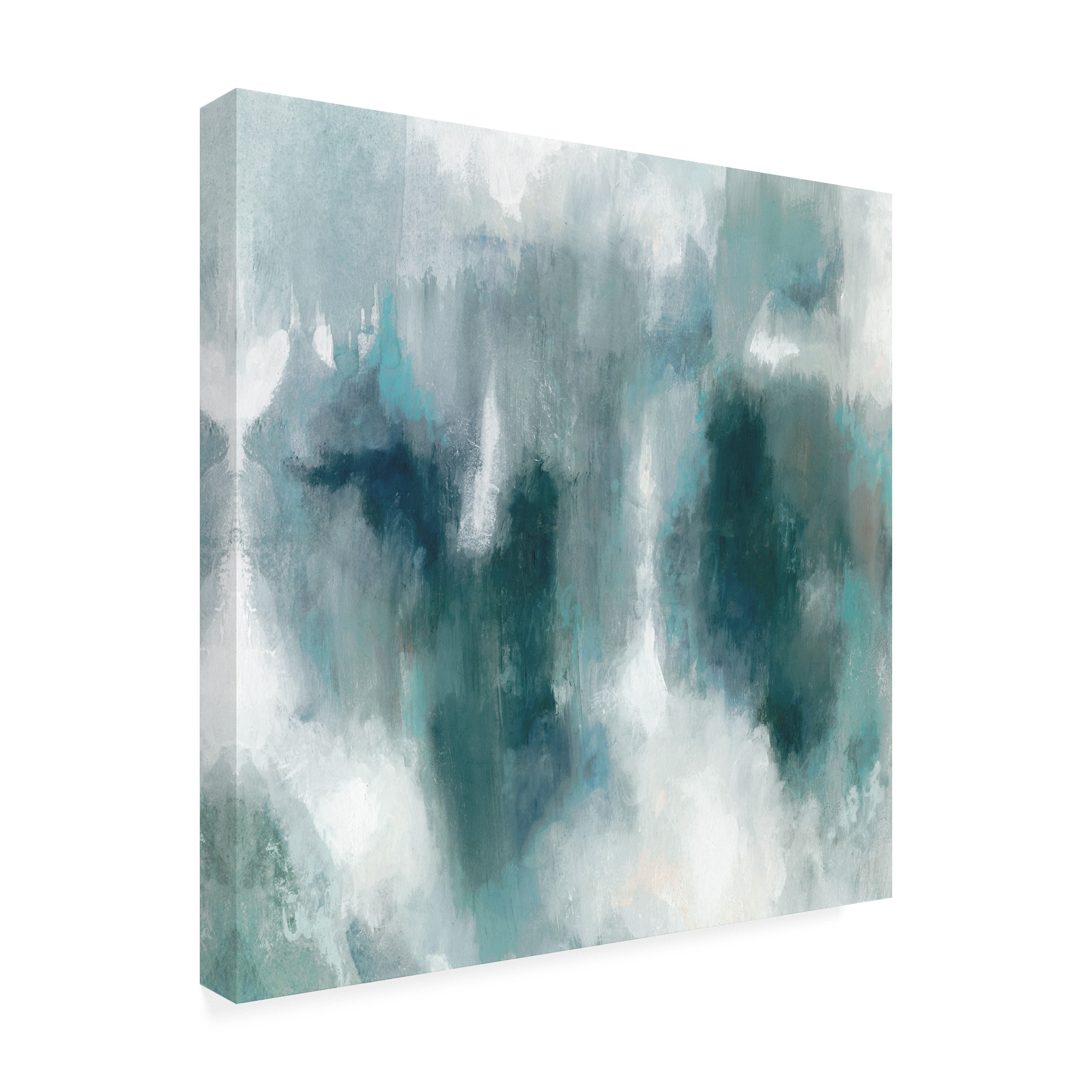 Trademark Fine Art 'Teal Tempest II' Canvas Art by Victoria Borges