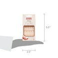 thumbnail image 4 of KISS Salon Acrylic French Nude, Press On Nails, Holla Back, Beige, Petite Squoval, 28 Count, 4 of 7