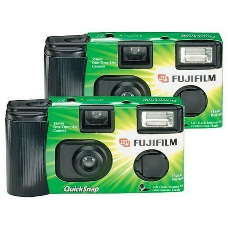 Fujifilm QuickSnap Flash 400 - Cámara desechable de 1.378 in | Paquete de 4