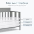 thumbnail image 6 of Dream On Me Ivy 5 in 1 Convertible Full-size Crib, Greenguard Gold & JPMA Certified, Converts from Baby Crib to Toddler Bed, Day Bed, Kids Bed and Full-size Bed, Seagrass, 6 of 6