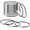 6" Black 25pack, variant on 25-Pack Silver 2mm Thick 4 Inch Wire Cable Key Rings, Small Keychain Loops for Car Keys, Dog Tags and Travel Luggage Tags