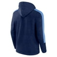 thumbnail image 3 of Men's-Fanatics  Heather Navy Tennessee Titans Gains Full-Zip Hoodie, 3 of 3
